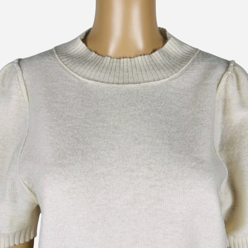 Free People Staycation Cashmere Pullover In Cream Size M